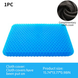 NNEOBA 3D Honeycomb Gel Seat Cushion Breathable Cooling Pad Blue
