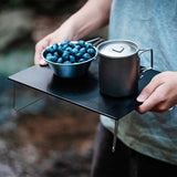 NNEOBA Pop-Up Outdoor Mini Folding Table Black