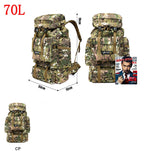 NNEOBA Outdoor Backpack Oxford MOLLE Rucksack Camouflage