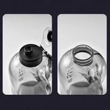 NNEOBA 2.7L Sports Water Bottle Grey