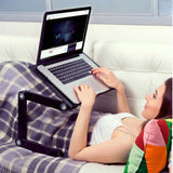 NNEOBA Adjustable Vented Laptop Stand - Foldable Desk for Office