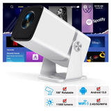 NNEOBA 4K HD Android 13 Smart Projector White