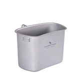 NNEOBA Titanium Camping Cooking Mess Set Grey