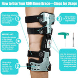 NNEOBA Medical Knee Brace Support Right Leg White