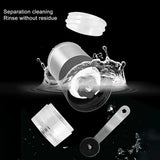NNEOBA Manual Coffee Grinder Adjustable Burr Hand Coffee Grinder Black