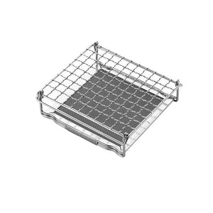 NNEOBA Stainless Steel Folding Toast Grill Net Gas Stove Grill Silver