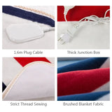 NNEOBA Electric Blanket with Striped Printing