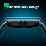 NNEOBA Smartwatch Fitness Tracking Alexa Built-in Black