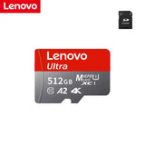 Lenovo 512GB MicroSD Memory Card with SD Adapter High-Speed Storage