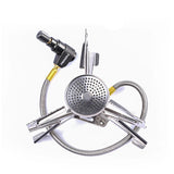 NNEOBA 2900W Pressure Regulator Camping Stove Silver