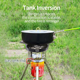 NNEOBA 8400W Foldable Gas Camping Stove Silver