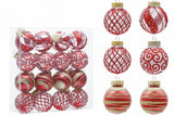 Transparent Christmas Ball Ornament Set