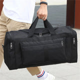 NNEOBA Nylon Travel Handbag Luggage Storage Bag Black