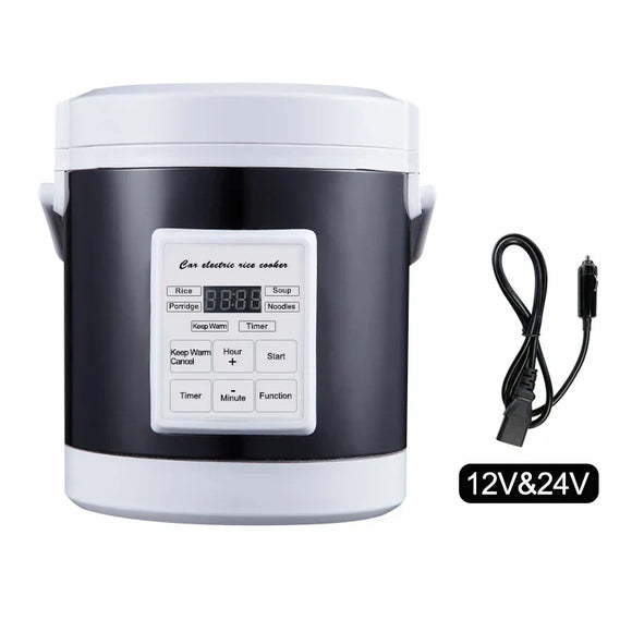 NNEOBA 12V/24V Mini Car Rice Cooker