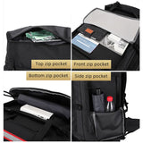 NNEOBA Tactical Backpack with Reflective Strips Black