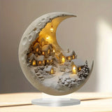 Acrylic Christmas Desktop Ornament 20×17 cm 2D