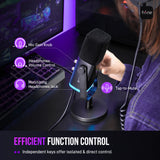 NNEOBA  USB/XLR Dynamic Microphone RGB Control Headphone Jack