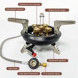 NNEOBA 16000W High-Pressure Camping Gas Stove Black