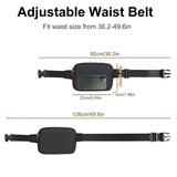 NNEOBA Women Waist Bag Waterproof Crossbody Chest Fanny Pack (Black)