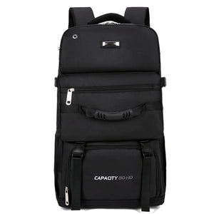 NNEOBA 90L Large-Capacity Hiking Travel Backpack Black