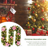 NNEOBA Radiant 2.7m LED Light Christmas Rattan Wreath