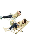 2-in-1 Reclining Folding Camping Chair