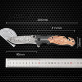 NNEOBA High-Hardness Folding Tactical Knife Brown