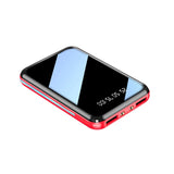 10000mAh Mini Mirror Power Bank with LED Digital Display
