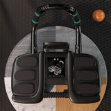 NNEOBA Six-Wheel Abdominal Exercise Roller Automatic Rebound Black