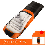 NNEOBA USB Heated Sleeping Bag 3-Stage Thermal Pad Orange