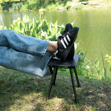 NNEOBA Tactical Folding Table with Utility Buckles Black