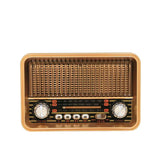NNEOBA Classic Retro Full Band Radio Gold