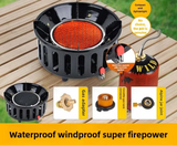 NNEOBA 7-Core Camping Infrared Gas Stove Black
