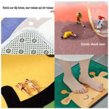 Door Mat of Santa Claus, Reindeer and Christmas Tree