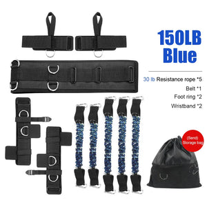 NNEOBA Explosive Power Resistance Band Set for Boxing and Agility Training