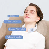 NNEOBA Mini Portable Neck and Shoulder Massager Relaxation Device White