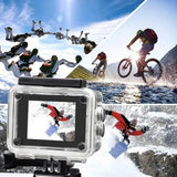 NNEOBA 4K Sports Action Camera 30M Waterproof Black