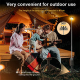 NNEOBA 10000mAh Telescopic Camping Light with Magnetic Tripod