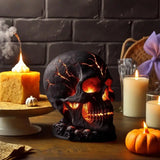 Halloween Skull LED Lava Lamp Desk Decoration