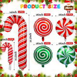 36PCS Christmas Candy Balloon Decoration Kit