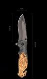 NNEOBA High-Hardness Folding Knife Brown