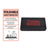 NNEOBA PVC Silent Yoga Mat – Anti-Slip, Shock-Absorbing Training Mat Black