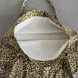 Leopard Print Canvas Tote Bag