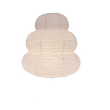 NNEOBA LED Rice Paper Desk Lamp Tricolor Dimming Bedside Light White