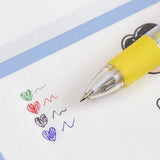 Cute Cartoon Four-Colour Pen Set Multicolour 10 Pcs