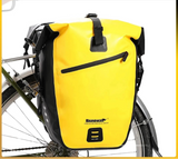 NNEOBA 20L Rear Rack Bike Bag Waterproof Polyester Trunk Pannier Yellow