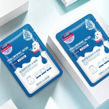 NNEOBA Hyaluronic Acid Facial Mask Set: 12-Piece for Complete Face Care