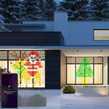 2pcs 2×2M 800-LED RGB Smart Curtain Lights App, Remote & Music Sync with DIY Patterns