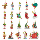 Green Monster Christmas Hanging Ornament