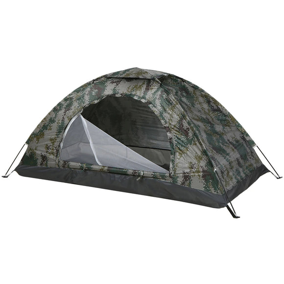 NNEOBA 1-Person Camping Tent with Mesh Ventilation Green
